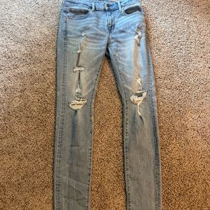 Mens worn once American eagle jeans size 31x32 amazing condition